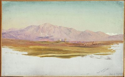 Monte Guinaro, montañas Sabinas, 1869 de Frederic Edwin Church