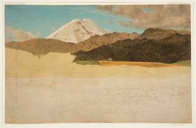Monte Chimborazo y Guaranda, Ecuador de Frederic Edwin Church