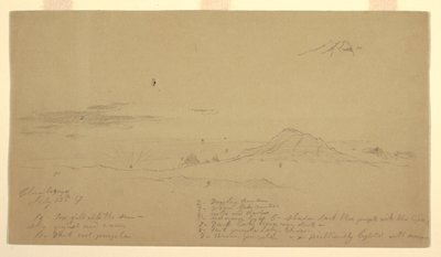 Monte Chimborazo al atardecer de Frederic Edwin Church
