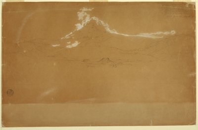 Monte Chimborazo, cerca de Guanojo y Guaranda, Ecuador de Frederic Edwin Church