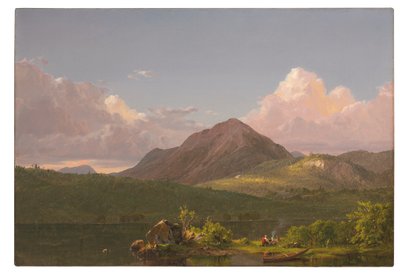 Monte Newport en la isla Mount Desert, c.1851-53 de Frederic Edwin Church