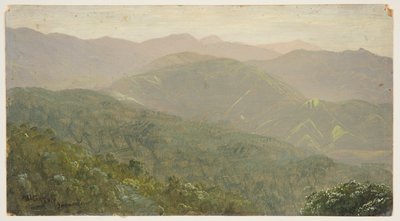 Paisaje montañoso, Jamaica de Frederic Edwin Church