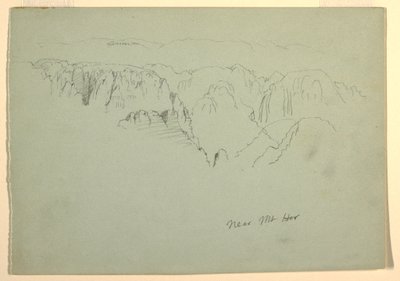 Montaña, Wady el-Arabah, 23 de febrero de 1868 de Frederic Edwin Church