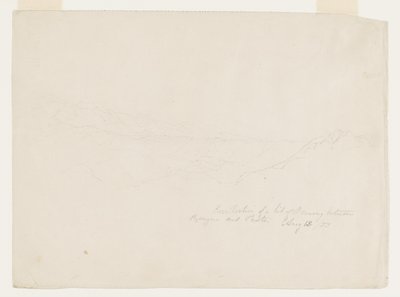 Paisaje montañoso entre Popyan y Pasto, Colombia de Frederic Edwin Church