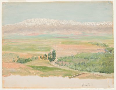 Montañas cerca de Baalbec de Frederic Edwin Church