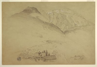 Montes Goell y Brett cerca de Berchtesgaden, Baviera de Frederic Edwin Church