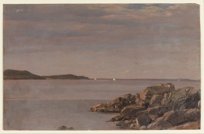 Isla del Monte Desierto, costa de Maine de Frederic Edwin Church