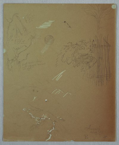 Estudios de la naturaleza, Montañas Azules, Jamaica de Frederic Edwin Church