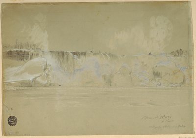 Cataratas del Niágara en la nieve, desde el noroeste de Frederic Edwin Church