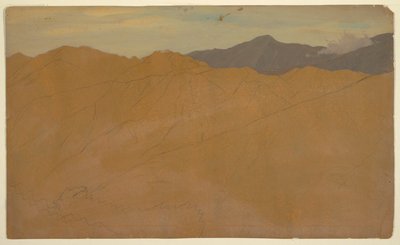 Palmeras y tejados, Ecuador de Frederic Edwin Church