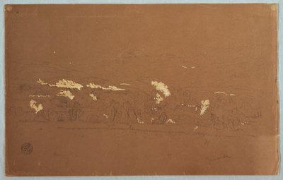 Vista parcial de Guaranda, Ecuador de Frederic Edwin Church