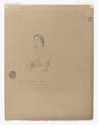 Retrato de niña boliviana: Señorita Filetta Molina Bolador del Carmen, Colombia de Frederic Edwin Church