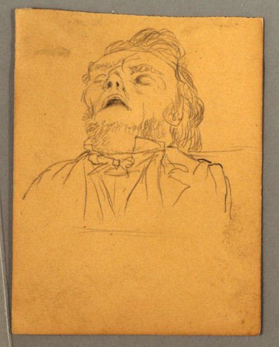 Retrato de hombre durmiendo de Frederic Edwin Church