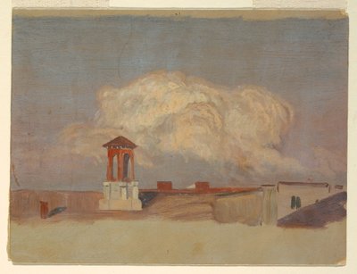 Tejados de una ciudad italiana de Frederic Edwin Church