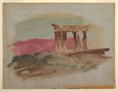 Ruinas del Templo Dórico, Corinto de Frederic Edwin Church