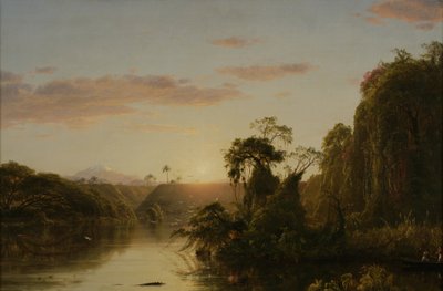 Escena en el Magdalena de Frederic Edwin Church