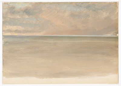 Paisaje marino con casquete polar a lo lejos de Frederic Edwin Church