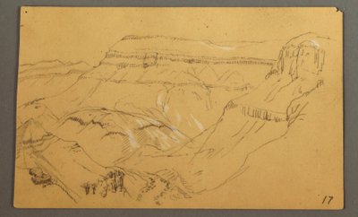Bocetos, Valle El Yemen, "Arabia" de Frederic Edwin Church