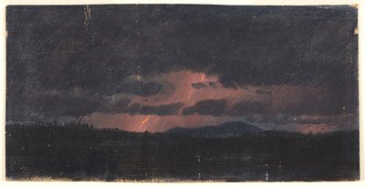 Tormenta sobre el Valle del Hudson de Frederic Edwin Church