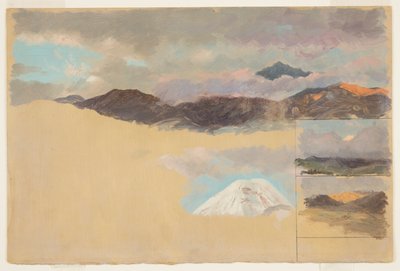 Estudios del monte Chimborazo, Ecuador de Frederic Edwin Church