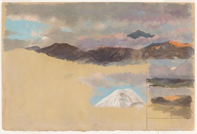 Estudios del Monte Chimborazo, Ecuador de Frederic Edwin Church