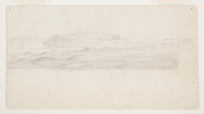 Estudio para una pintura de las Cataratas del Niágara de Frederic Edwin Church