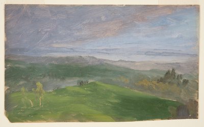 Vista de verano, Valle del Hudson, Nueva York de Frederic Edwin Church