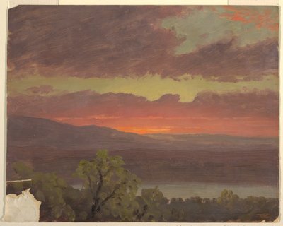 Puesta de sol en Jamaica de Frederic Edwin Church