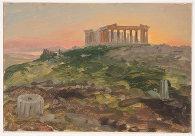 El Partenón desde el sureste de Frederic Edwin Church