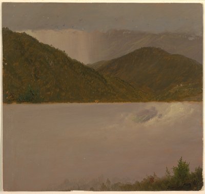 Dos estudios de nubes y cimas de montañas, Jamaica de Frederic Edwin Church
