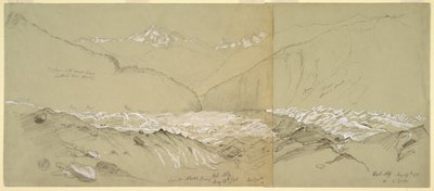 Glaciar Aletsch superior con el Gran Fusshorn de Frederic Edwin Church