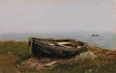 Bote de remos abandonado de Frederic Edwin Church
