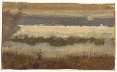 Vista de las nubes desde la cima de la montaña Catskill de Frederic Edwin Church