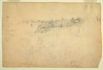 Vista de la Casa de la Montaña Catskill de Frederic Edwin Church
