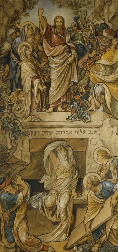 La resurrección de Lázaro de Frederic James Shields