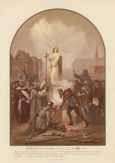 Martirio de Juana de Arco de Frederic Legrip