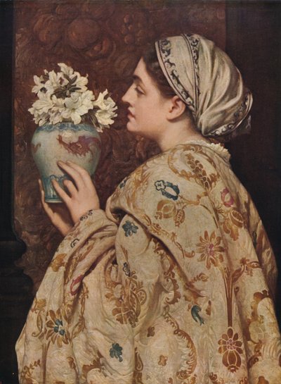 Una dama noble de Venecia, 1866, c1915 de Frederic Leighton
