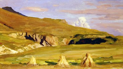 Campos de maíz de Frederic Leighton