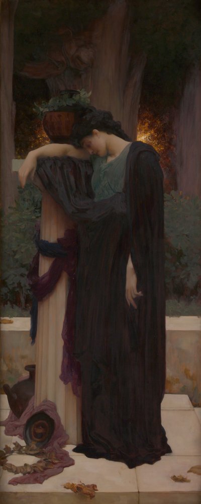 Lágrimas, c.1894-95 de Frederic Leighton