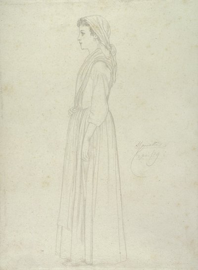 Marietta, Capri, 1859 de Frederic Leighton