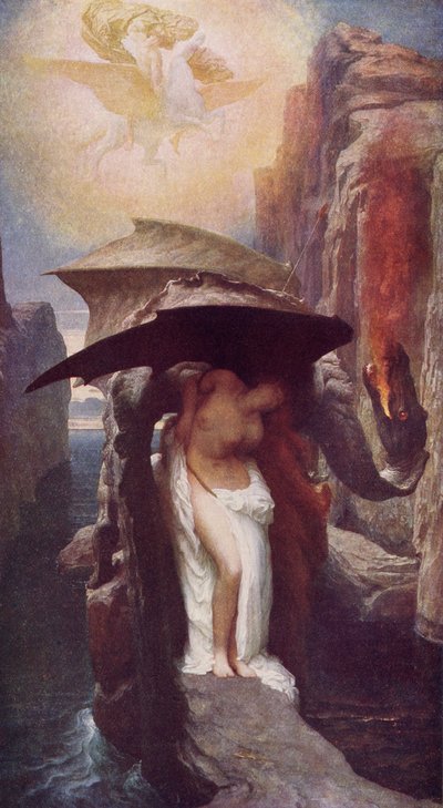Perseo y Andrómeda, ilustración del libro 