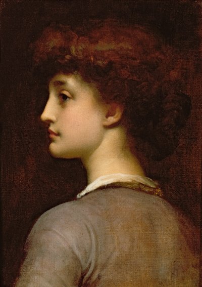 Retrato de una niña de Frederic Leighton
