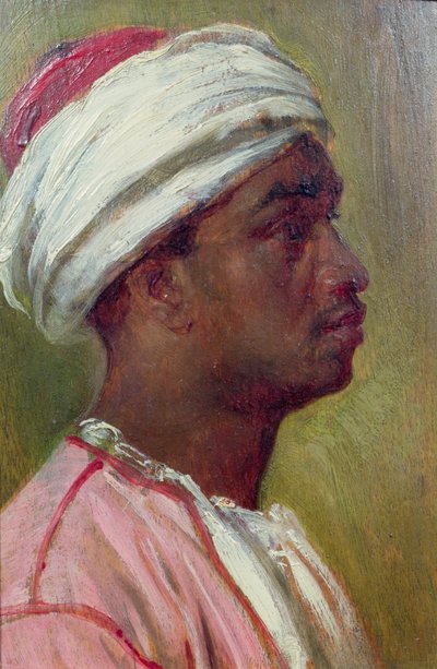 Estudio de un joven nubio de Frederic Leighton