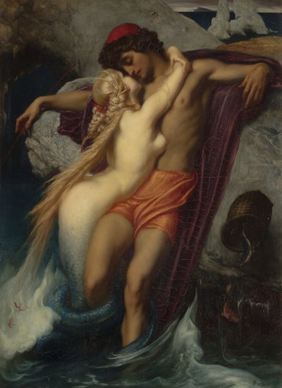 El Pescador y la Sirena: De una Balada de Goethe de Frederic Leighton