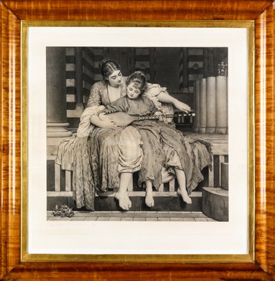 La lección de música de Frederic Leighton