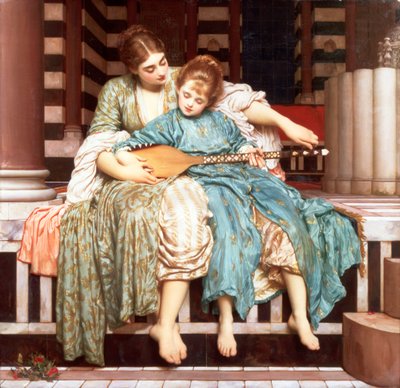 La lección de música de Frederic Leighton