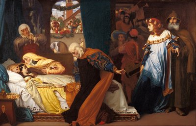 La muerte fingida de Julieta, 1856-1858 de Frederic Leighton
