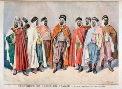 Jefes Árabes y Tunecinos, 1896 de Frederic Lix