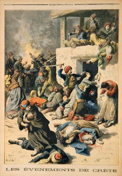 Eventos de Creta, de "Le Petit Journal", 26 de julio de 1896 de Frederic Lix
