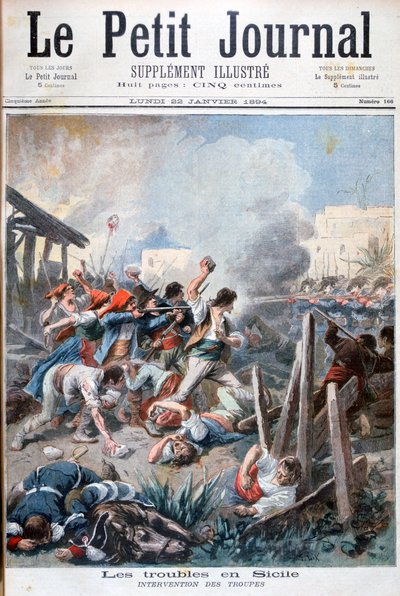 Disturbios en Sicilia, 1894 de Frederic Lix
